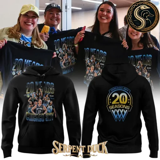 Chicago Sky Special Edition 20 Years Hoodie