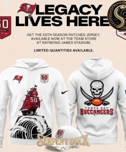 Tampa Bay Buccaneers Celebrate The Legacy Of 50 Seasons Hoodie